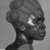 Malvina Hoffman (American, 1885-1966). <em>Martinique Woman</em>, 1928. Black metamorphic stone, 22 x 14 1/4 x 15 1/4 in., 158 lb. (55.9 x 36.2 x 38.7 cm, 71.67kg). Brooklyn Museum, Dick S. Ramsay Fund, 28.384. © artist or artist's estate (Photo: Brooklyn Museum, 28.384_threequarterfront_acetate_bw.jpg)