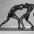 Mahonri M. Young (American, 1877-1957). <em>Right to the Jaw</em>, 1926. Bronze, 14 1/2 x 20 1/2 x 9 in. (36.8 x 52.1 x 22.9 cm). Brooklyn Museum, Robert B. Woodward Memorial Fund, 28.422 (Photo: Brooklyn Museum, 28.422_view2_acetate_bw.jpg)