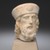Unknown. <em>Head of St. James the Elder</em>, 15th century (possibly). Limestone, 9 x 5 x 5 in. (22.9 x 12.7 x 12.7 cm). Brooklyn Museum, Museum Collection Fund, 28.540. Creative Commons-BY (Photo: Brooklyn Museum, 28.540_threequarter_right_PS2.jpg)