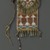 Possibly Ute. <em>Woman's Belt Case</em>, 1880-1890. Hide, metal, beads, pigment, width: 3 3/4 in. (9.5 cm); length: 4 3/4 in. (12.1 cm). Brooklyn Museum, Gift of Margaret S. Bedell, 30.1459.9. Creative Commons-BY (Photo: Brooklyn Museum, 30.1459.9_PS1.jpg)