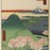 Utagawa Hiroshige (Ando) (Japanese, 1797-1858). <em>New Fuji, Meguro, No. 24 in One Hundred Famous Views of Edo</em>, 4th month of 1857. Woodblock print, Image: 13 7/16 x 9 in. (34.1 x 22.9 cm). Brooklyn Museum, Gift of Anna Ferris, 30.1478.24 (Photo: Brooklyn Museum, 30.1478.24_PS1.jpg)