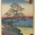 Utagawa Hiroshige (Ando) (Japanese, 1797-1858). <em>Armor-Hanging Pine, Hakkeisaka, No. 26 in One Hundred Famous Views of Edo</em>, 5th month of 1856. Woodblock print, Image: 13 11/16 x 8 7/8 in. (34.8 x 22.5 cm). Brooklyn Museum, Gift of Anna Ferris, 30.1478.26 (Photo: Brooklyn Museum, 30.1478.26_PS1.jpg)