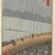 Utagawa Hiroshige (Ando) (Japanese, 1797-1858). <em>Sudden Shower Over Shin-Ohashi Bridge and Atake (Ohashi Atake no Yudachi), No. 58 from One Hundred Famous Views of Edo</em>, 9th month of 1857. Woodblock print, Sheet: 14 3/16 x 9 1/8 in. (36.1 x 23.1 cm). Brooklyn Museum, Gift of Anna Ferris, 30.1478.58 (Photo: Brooklyn Museum, 30.1478.58_PS4.jpg)