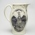Unknown. <em>Pitcher</em>, ca. 1805. Glazed earthenware, Height: 9 3/8 in. (23.8 cm). Brooklyn Museum, Bequest of Caroline Low and Charles T. Pierce, 32.142.63. Creative Commons-BY (Photo: Brooklyn Museum, 32.142.63_view02_PS11.jpg)