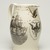  <em>Pitcher</em>, ca. 1815. Earthenware, 9 3/16 x 4 5/8 in. (23.3 x 11.7 cm). Brooklyn Museum, Gift of Mrs. William Broad, 32.189. Creative Commons-BY (Photo: Brooklyn Museum, 32.189_view02_PS11.jpg)