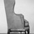 American. <em>Wing Chair</em>, 1740-1750. Walnut, 48 x 35 1/4 x 34 in. (121.9 x 89.5 x 86.4 cm). Brooklyn Museum, Henry L. Batterman Fund, Maria L. Emmons Fund, and Charles Stewart Smith Memorial Fund, 32.38. Creative Commons-BY (Photo: Brooklyn Museum, 32.38_right_acetate_bw.jpg)