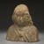 Unknown. <em>Bust of St. John</em>, 15th century. Wood, Height: 11 1/4 in. (28.6 cm). Brooklyn Museum, Gift of the executors of the Estate of Colonel Michael Friedsam, 32.667. Creative Commons-BY (Photo: Brooklyn Museum, 32.667_threequarter_left_PS2.jpg)