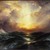 Thomas Moran (American, 1837-1926). <em>Sunset at Sea</em>, 1906. Oil on canvas, 30 3/16 x 40 3/16 in. (76.7 x 102.1 cm). Brooklyn Museum, Gift of the executors of the Estate of Colonel Michael Friedsam, 32.845 (Photo: Brooklyn Museum, 32.845_framed.jpg)