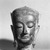  <em>Head of a Buddha</em>, 16th century. Bronze, 11 13/16 x 8 1/8 x 8 in. (30 x 20.6 x 20.3 cm). Brooklyn Museum, Gift of George C. Brackett, 33.156. Creative Commons-BY (Photo: Brooklyn Museum, 33.156_acetate_bw.jpg)