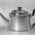 American. <em>Teapot</em>, ca. 1800. Silver, 6 1/8 x 11 7/16 in. (15.5 x 29 cm). Brooklyn Museum, George C. Brackett Fund, 33.245. Creative Commons-BY (Photo: Brooklyn Museum, 33.245_acetate_bw.jpg)