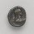 Greek or Roman. <em></em>, 64 C.E. Silver, 1 1/8 × 11/16 × 1/8 × 1 1/8 in. (2.9 × 1.7 × 0.3 × 2.9 cm). Brooklyn Museum, Charles Edwin Wilbour Fund, 33.417.7. Creative Commons-BY (Photo: Brooklyn Museum, 33.417.7.at_back_PS1.jpg)