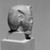  <em>Head from a Shabty of King Akhenaten</em>, ca. 1352–1336 B.C.E. Marble?, 2 1/16 x 1 15/16 x 1 13/16 in. (5.2 x 5 x 4.6 cm). Brooklyn Museum, Charles Edwin Wilbour Fund, 33.53. Creative Commons-BY (Photo: Brooklyn Museum, 33.53_right_bw.jpg)