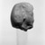  <em>Shawabti Head with Lined Face</em>, ca. 1352-1336 B.C.E. Limestone, 2 1/4 × 1 7/8 × 1 3/4 in., 0.5 lb. (5.7 × 4.8 × 4.4 cm, 0.23kg). Brooklyn Museum, Charles Edwin Wilbour Fund, 33.54. Creative Commons-BY (Photo: Brooklyn Museum, 33.54_right_bw.jpg)