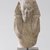  <em>Model of a King</em>, 4th century B.C.E. Limestone, 7 x 3 3/4 x 2 1/2 in. (17.8 x 9.5 x 6.4 cm). Brooklyn Museum, Charles Edwin Wilbour Fund, 33.593. Creative Commons-BY (Photo: Brooklyn Museum, 33.593_front_PS9.jpg)