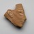  <em>Inlay Profile Head</em>, ca. 1353-1336 B.C.E. Red quartzite, pigment, 4 5/8 x 4 7/16 x 1 11/16 in. (11.8 x 11.2 x 4.3 cm). Brooklyn Museum, Gift of the Egypt Exploration Society, 33.685. Creative Commons-BY (Photo: Brooklyn Museum, 33.685_PS2.jpg)