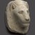  <em>Sculptor's Model Head of a Lioness</em>, 332-30 B.C.E. Limestone, 9 5/8 x 6 7/8 x 7 3/16 in. (24.5 x 17.5 x 18.3 cm). Brooklyn Museum, Charles Edwin Wilbour Fund, 34.1002. Creative Commons-BY (Photo: Brooklyn Museum, 34.1002_threequarter_edited_PS9.jpg)