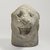  <em>Sculptor's Model Head of a Lion Roaring</em>, ca. 525-404 B.C.E. Limestone, 5 9/16 x 3 3/8 x 5 1/16 in. (14.1 x 8.5 x 12.8 cm). Brooklyn Museum, Charles Edwin Wilbour Fund, 34.1190. Creative Commons-BY (Photo: Brooklyn Museum, 34.1190_front_PS9.jpg)