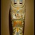 Egyptian. <em>Inner Cartonnage of Gautseshenu</em>, ca. 700-650 B.C.E. Linen, plaster, pigment, human remains, 65 1/4 x 16 1/2 x 11 1/2 in. (165.7 x 41.9 x 29.2 cm). Brooklyn Museum, Charles Edwin Wilbour Fund, 34.1223. Creative Commons-BY (Photo: Brooklyn Museum, 34.1223_front_PS4.jpg)