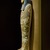 Egyptian. <em>Inner Cartonnage of Gautseshenu</em>, ca. 700-650 B.C.E. Linen, plaster, pigment, human remains, 65 1/4 x 16 1/2 x 11 1/2 in. (165.7 x 41.9 x 29.2 cm). Brooklyn Museum, Charles Edwin Wilbour Fund, 34.1223. Creative Commons-BY (Photo: Brooklyn Museum, 34.1223_side_PS4.jpg)
