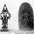 Brahmanical. <em>Small Figure of Visnu?</em>, 17th-18th century. Brass, 6 1/8 x 2 3/4 in. (15.5 x 7 cm). Brooklyn Museum, Brooklyn Museum Collection, 34.145. Creative Commons-BY (Photo: Brooklyn Museum, 34.145_glass_bw.jpg)