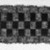 Proto-Nasca. <em>Headcloth or Turban</em>, 100-600 C.E. Camelid fiber, 78 3/8 x 15 3/4 in.  (199 x 40 cm). Brooklyn Museum, Alfred W. Jenkins Fund, 34.1587. Creative Commons-BY (Photo: Brooklyn Museum, 34.1587_acetate_bw.jpg)