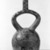 Moche. <em>Stirrup Spout Vessel</em>, 1-700 C.E. Ceramic, pigment, 11 1/2in. (29.2cm). Brooklyn Museum, Museum Collection, 34.581. Creative Commons-BY (Photo: Brooklyn Museum, 34.581_bw.jpg)