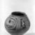 Pueblo (unidentified). <em>Bowl</em>. Pottery, lead ore, galena, 5 5/8 × 6 1/2 × 6 1/4 in. (14.3 × 16.5 × 15.9 cm). Brooklyn Museum, Brooklyn Museum Collection, 34.621. Creative Commons-BY (Photo: Brooklyn Museum, 34.621_view1_bw.jpg)
