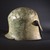 Greek. <em>Greek Helmet</em>, ca. 600 B.C.E. Bronze, Height: 9 1/16 in. (23 cm). Brooklyn Museum, Charles Edwin Wilbour Fund, 34.692. Creative Commons-BY (Photo: Brooklyn Museum, 34.692_SL4.jpg)