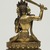  <em>Manjushri</em>, 18th-19th century. Gilded copper, 6 5/16 x 4 5/16 in. (16 x 11 cm). Brooklyn Museum, Brooklyn Museum Collection, 34.799. Creative Commons-BY (Photo: Brooklyn Museum, 34.799_back_PS11.jpg)