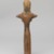  <em>Figure of a Man</em>, ca. 3500-3300 B.C.E. Terracotta, pigment, 6 3/16 x 2 1/4 x 1 in. (15.7 x 5.7 x 2.6 cm). Brooklyn Museum, Charles Edwin Wilbour Fund, 35.1269. Creative Commons-BY (Photo: Brooklyn Museum, 35.1269_back_PS6.jpg)