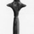  <em>Figure of a Man</em>, ca. 3500-3300 B.C.E. Terracotta, pigment, 6 3/16 x 2 1/4 x 1 in. (15.7 x 5.7 x 2.6 cm). Brooklyn Museum, Charles Edwin Wilbour Fund, 35.1269. Creative Commons-BY (Photo: Brooklyn Museum, 35.1269_back_print_bw.jpg)