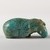  <em>Hippo</em>, ca. 1938–1539 B.C.E. Faience, 3 × 2 1/4 × 4 1/2 in. (7.6 × 5.7 × 11.4 cm). Brooklyn Museum, Charles Edwin Wilbour Fund, 35.1276. Creative Commons-BY (Photo: Brooklyn Museum, 35.1276_side_right_PS22.jpg)