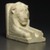  <em>Waterspout in the Shape of a Lion</em>, 664-30 B.C.E. Limestone, 7 1/2 x 4 1/2 x 8 9/16 in. (19 x 11.5 x 21.7 cm). Brooklyn Museum, Charles Edwin Wilbour Fund, 35.1311. Creative Commons-BY (Photo: Brooklyn Museum, 35.1311_threequarterright_PS1.jpg)