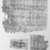  <em>Papyrus Fragment Inscribed in Greek</em>, 6th century C.E. Papyrus, ink, Glass: 10 7/16 x 16 7/16 in. (26.5 x 41.7 cm). Brooklyn Museum, Gift of Theodora Wilbour, 35.1477 (Photo: Brooklyn Museum, 35.1477_bw_IMLS.jpg)