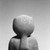  <em>Shawabti with Crook and Flail</em>, ca. 1352-1336 B.C.E. Sandstone, 4 7/16 x 3 3/8 x 1 3/4 in. (11.2 x 8.5 x 4.5 cm). Brooklyn Museum, Charles Edwin Wilbour Fund, 35.1531. Creative Commons-BY (Photo: Brooklyn Museum, 35.1531_back_bw.jpg)