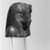  <em>Head from a Shabty of King Akhenaten</em>, ca. 1352-1336 B.C.E. Granite, 3 1/2 x 3 9/16 x 2 3/4 in. (8.9 x 9 x 7 cm). Brooklyn Museum, Charles Edwin Wilbour Fund, 35.1868. Creative Commons-BY (Photo: Brooklyn Museum, 35.1868_right_bw.jpg)