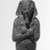  <em>Ushabti of Akhenaten</em>, ca. 1352-1336 B.C.E. Granite, 7 3/16 x 3 5/16 x 1 15/16 in. (18.3 x 8.4 x 5 cm). Brooklyn Museum, Charles Edwin Wilbour Fund, 35.1870. Creative Commons-BY (Photo: Brooklyn Museum, 35.1870_front_bw.jpg)