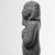  <em>Ushabti of Akhenaten</em>, ca. 1352-1336 B.C.E. Granite, 7 3/16 x 3 5/16 x 1 15/16 in. (18.3 x 8.4 x 5 cm). Brooklyn Museum, Charles Edwin Wilbour Fund, 35.1870. Creative Commons-BY (Photo: Brooklyn Museum, 35.1870_left_bw.jpg)