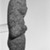  <em>Shabty of Akhenaten</em>, ca. 1352-1336 B.C.E. Pink granite, 6 11/16 × 2 15/16 × 2 3/16 in., 1.5 lb. (17 × 7.5 × 5.5 cm, 0.68kg). Brooklyn Museum, Charles Edwin Wilbour Fund, 35.1871. Creative Commons-BY (Photo: Brooklyn Museum, 35.1871_right_bw.jpg)