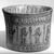 Maya. <em>Vase</em>. Ceramic, pigment, 4 x 5 3/16 x 5 3/16 in. (10.2 x 13.2 x 13.2 cm). Brooklyn Museum, A. Augustus Healy Fund, 35.1891. Creative Commons-BY (Photo: Brooklyn Museum, 35.1891_acetate_bw.jpg)