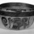 Maya. <em>Bowl</em>, ca. 500-700. Ceramic, pigment, 3 3/4 x 6 5/16 x 6 5/16 in. (9.5 x 16 x 16 cm). Brooklyn Museum, A. Augustus Healy Fund, 35.1896. Creative Commons-BY (Photo: Brooklyn Museum, 35.1896_bw.jpg)