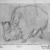 Stanley William Hayter (British, 1901-1988). <em>Bison</em>, 1928. Drypoint on wove paper, Image: 6 3/16 x 7 3/4 in. (15.7 x 19.7 cm). Brooklyn Museum, Gift of the artist, 35.2240. © artist or artist's estate (Photo: Brooklyn Museum, 35.2240_bw.jpg)
