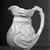 American. <em>Pitcher</em>, 19th century. Parian ware, 13 3/8 x 7 11/16 in. (34 x 19.5 cm). Brooklyn Museum, Gift of Mrs. William Sterling Peters, 35.936. Creative Commons-BY (Photo: Brooklyn Museum, 35.936_acetate_bw.jpg)