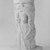 Unknown. <em>Romanesque Column</em>, 12th century. Limestone, 18 11/16 x 6 11/16 x 8 1/4 in. (47.5 x 17 x 21 cm). Brooklyn Museum, A. Augustus Healy Fund, 36.215. Creative Commons-BY (Photo: Brooklyn Museum, 36.215_left_bw_SL1.jpg)