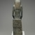  <em>Seated Wadjet</em>, 664–343 B.C.E. Bronze, animal remains, 21 1/4 × 5 1/16 × 9 9/16 in. (54 × 12.9 × 24.3 cm). Brooklyn Museum, Charles Edwin Wilbour Fund, 36.622. Creative Commons-BY (Photo: Brooklyn Museum, 36.622_back_PS2.jpg)