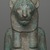  <em>Seated Wadjet</em>, 664–343 B.C.E. Bronze, animal remains, 21 1/4 × 5 1/16 × 9 9/16 in. (54 × 12.9 × 24.3 cm). Brooklyn Museum, Charles Edwin Wilbour Fund, 36.622. Creative Commons-BY (Photo: Brooklyn Museum, 36.622_detail_PS6.jpg)