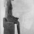  <em>Seated Wadjet</em>, 664–343 B.C.E. Bronze, animal remains, 21 1/4 × 5 1/16 × 9 9/16 in. (54 × 12.9 × 24.3 cm). Brooklyn Museum, Charles Edwin Wilbour Fund, 36.622. Creative Commons-BY (Photo: Brooklyn Museum, 36.622_right_print_bw_SL1.jpg)