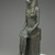 <em>Seated Wadjet</em>, 664–343 B.C.E. Bronze, animal remains, 21 1/4 × 5 1/16 × 9 9/16 in. (54 × 12.9 × 24.3 cm). Brooklyn Museum, Charles Edwin Wilbour Fund, 36.622. Creative Commons-BY (Photo: Brooklyn Museum, 36.622_threequarter_right_PS2.jpg)