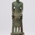  <em>Statuette of Imhotep</em>, 381–30 B.C.E. Coppery alloy, 6 15/16 × 2 3/16 × 4 5/8 in. (17.7 × 5.5 × 11.7 cm). Brooklyn Museum, Charles Edwin Wilbour Fund, 36.623. Creative Commons-BY (Photo: Brooklyn Museum, 36.623_front_PS20.jpg)