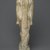  <em>Statue of a Priest, Wen-amun Son of Nes-ba-neb-dedet and Ta-sherit-Khonsu</em>, ca. 50 B.C.E. Limestone, 15 1/2 × 4 13/16 × 7 5/16 in., 10 lb. (39.4 × 12.2 × 18.6 cm, 4.54kg). Brooklyn Museum, Charles Edwin Wilbour Fund, 36.834. Creative Commons-BY (Photo: Brooklyn Museum, 36.834_back_PS2.jpg)